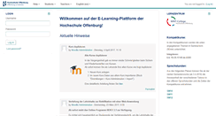 Desktop Screenshot of elearning.hs-offenburg.de
